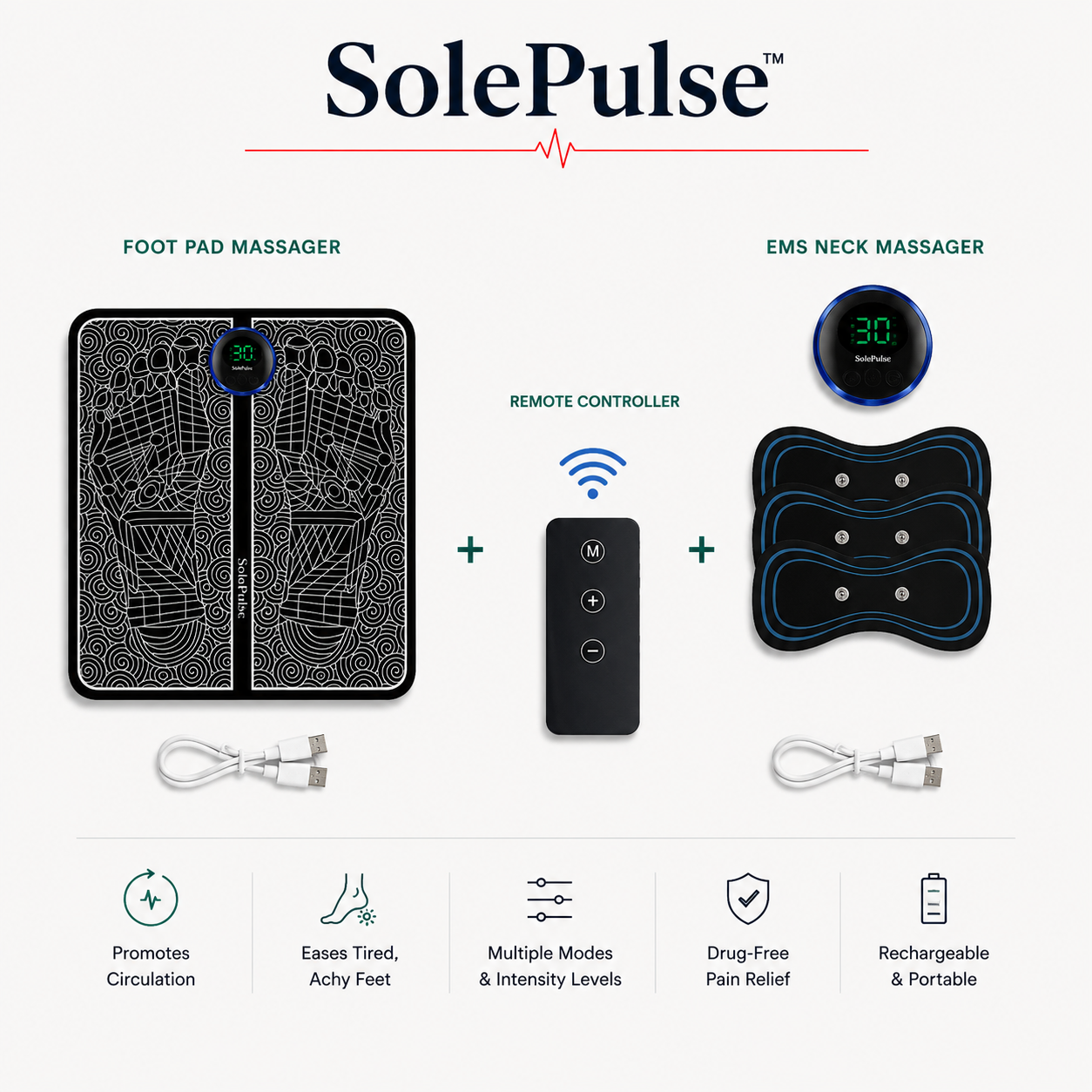 SolePulse EMS Foot Massager
