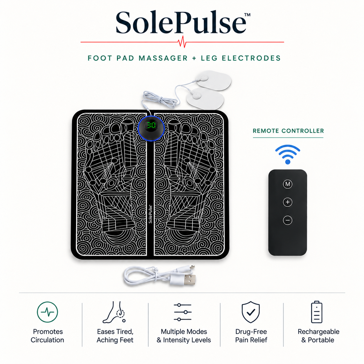 SolePulse EMS Foot Massager